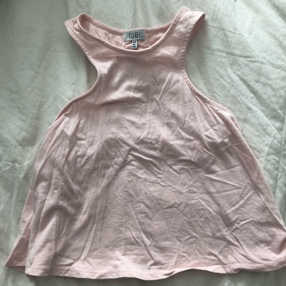 Pink crop top, tobi